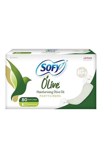sofy Trendyol Beauty Women's Hygiene Sanitary Pads Daily Pads with Olive Oil 80