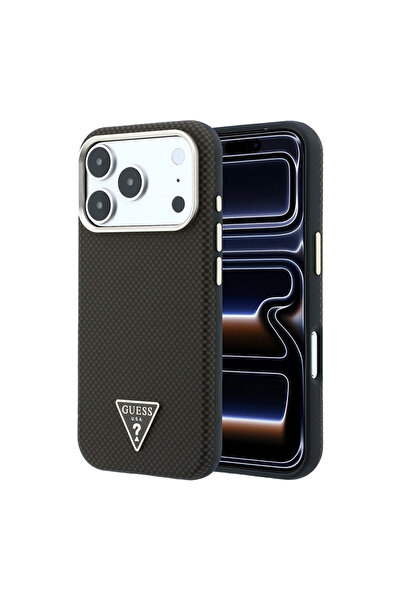 Guess Θήκη MagSafe για Apple iPhone 18 Pro / 17 Pro, Guess, Κέβλαρ με Τριγωνι...
