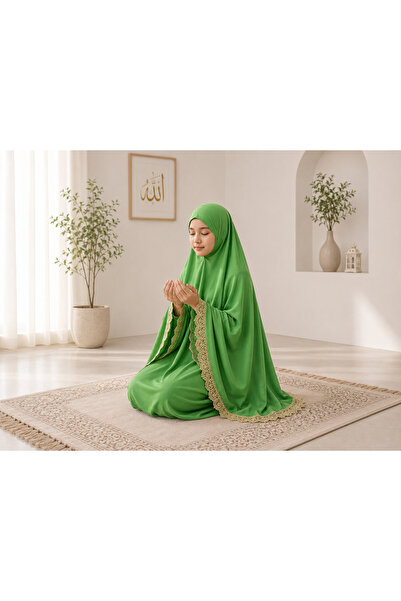 KanatGo Modest Dresses - Green - Basic