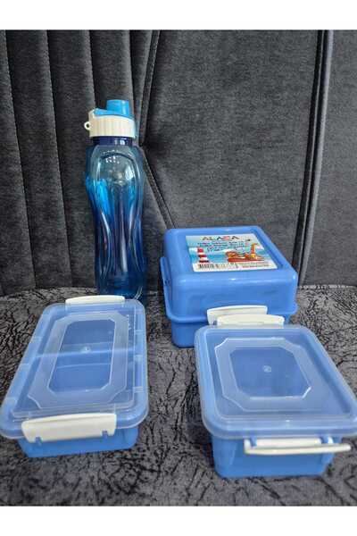 Alaca Storage Containers - Blue - 4