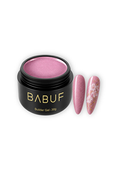 BABUF Gel de construcție reflectiv autonivelant Rose Shimmer GBG15, 30g
