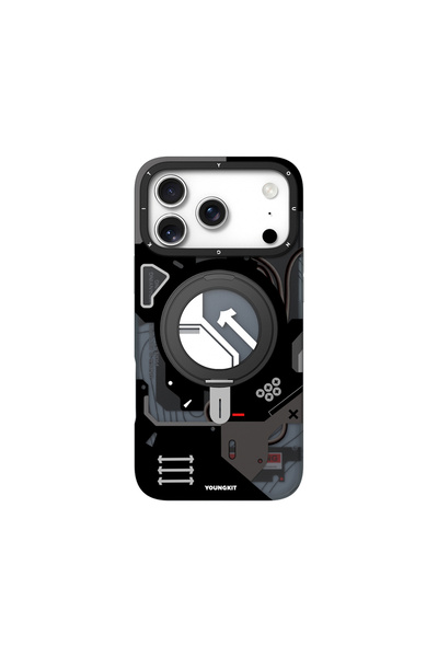 Youngkit iPhone 18 Pro Uyumlu Kılıf M-safe Şarj Özellikli Starship Serisi Kap...