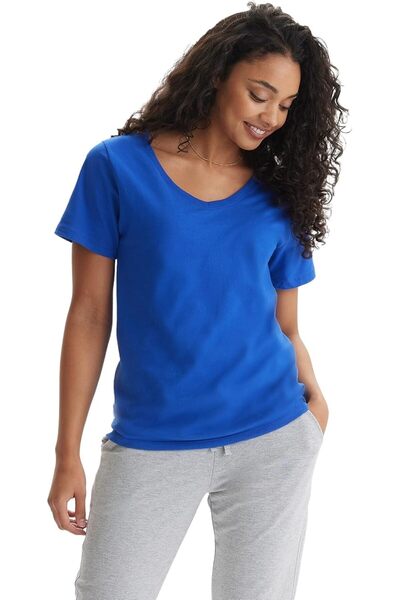 HANES T-shirt berfect-t short sleeve and v-neck for women hinz