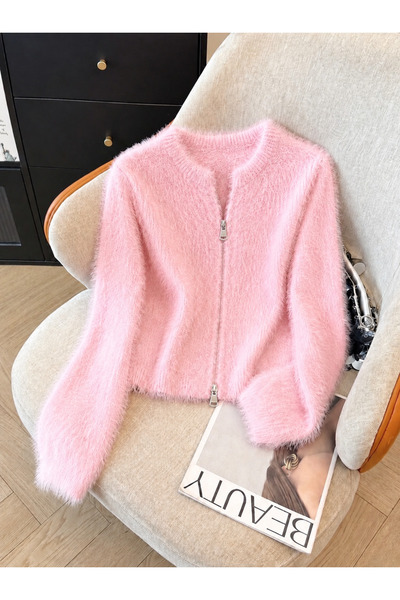 Elysira Cardigans - Pink - Slim