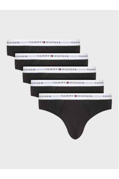 Tommy Hilfiger Set de 5 perechi de boxeri pentru bărbați UM0UM02905 Negru