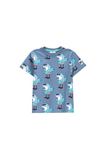 Coccodrillo Tricou băieți WC5143203HBK Albastru