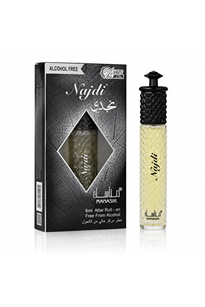 MANASIK Parfum concentrat pentru bărbați, Najdi Attar Roll-On fără alcool, 6 ...