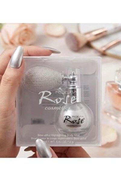 Rose Rosie Cosmetics Yüz ve Vücut Simi Işıltılı Pudra Basmalı Sprey