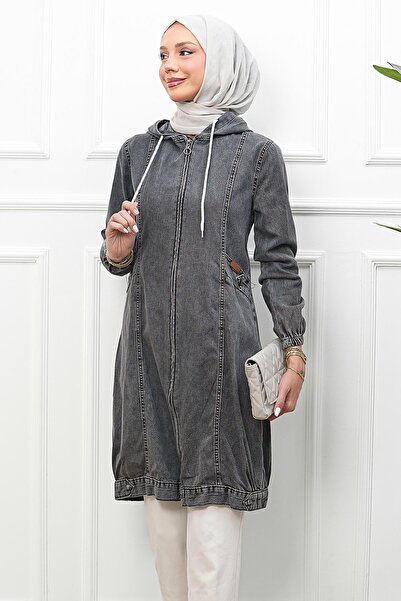İmajButik Baticuri și abaya - Gri - Lung