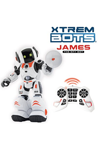 Xtrem Bots Yürüyebilen Kumandalı Sesli Robot James Spybot