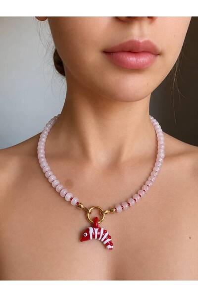 Chamelon Studio Bijou Necklaces - Red