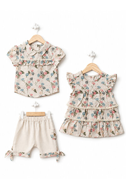 Baby Fou Baby Set - Turquoise - Graphic