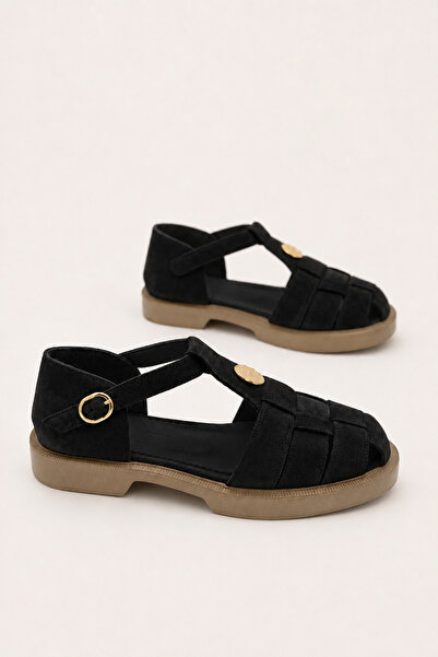 a ayak&kabım official Sandals - Black - Casual