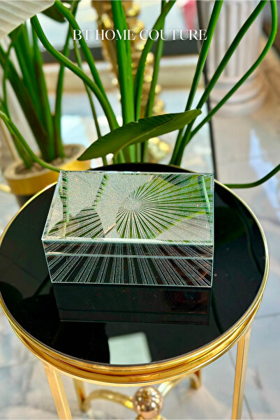 OBJE Decorative Box Silver Color