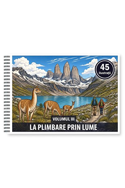 Legendary Gifts Coloring book, 45 illustrations Walking around the world - Vo...