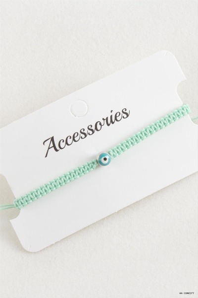 ZERO LAND Aconcept Nazar Makrome Braided Bracelet (191720) Water Green