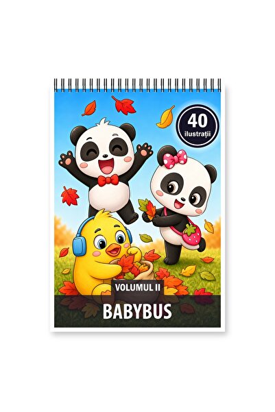 Legendary Gifts Βιβλίο ζωγραφικής, 40 εικονογραφήσεις Babybus - Τόμος ΙΙ, Μορ...