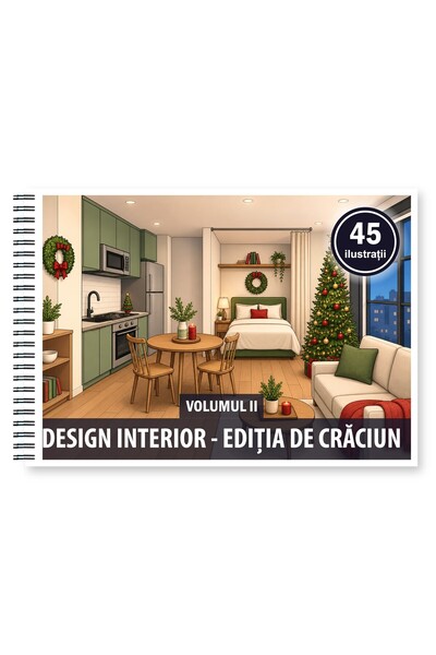 Legendary Gifts Carte de colorat, 45 de ilustrații Design Interior - Editia d...
