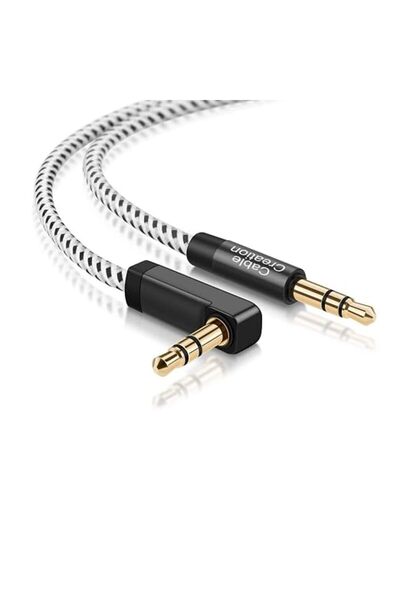 GENERAL Cable from Cable Creation, 10 Feet Long, Aux Type, Compatible with Sp...