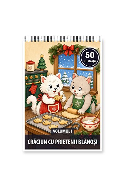 Legendary Gifts Coloring book, 50 illustrations Christmas with furry friends ...
