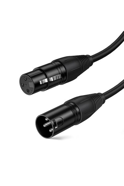GENERAL كابل XLR من CableCreation، كابل متوازن بطول 30 قدمًا من ذكر إلى أنثى ...