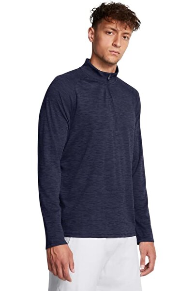 GENERAL Men's Long-Sleeved Half-Zip Knit Tee U.A. Tech Knit 1/2 Zip by under ...
