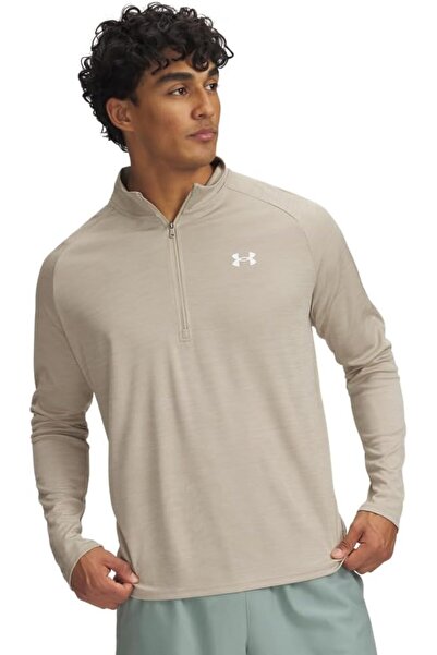 GENERAL Men's Long-Sleeved Half-Zip Knit Tee U.A. Tech Knit 1/2 Zip by under ...