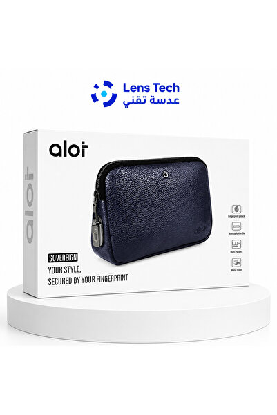 Alot Leather Handbag with Fingerprint Lock in Multiple Colors, Alot Leather H...