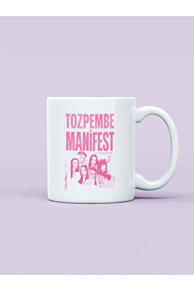 Hayali Şeyler Manifest Toz Pembe Kupa Bardak