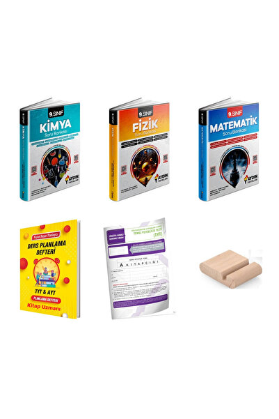 Aydın Yayınları 9.Sınıf Matematik Fizik Kimya Soru Bankası - Maarif Model 202...