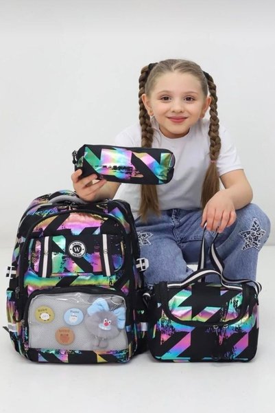 Mojo Bebek Mojo girls' elementary - middle school size holographic waterproof...