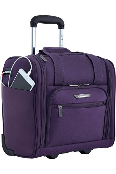 GENERAL Portable Underseat Travel Suitcase Smart 38cm Carry on Luggage with U...