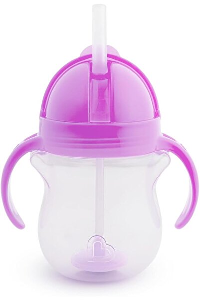 Munchkin Click Lock Tip and Sip Cup with Flexible Straw by Mansekain, 207 Ml,...