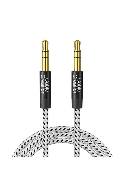 GENERAL Cable from Cable Creation, 3 Feet Long, Aux Type, Compatible with Spe...