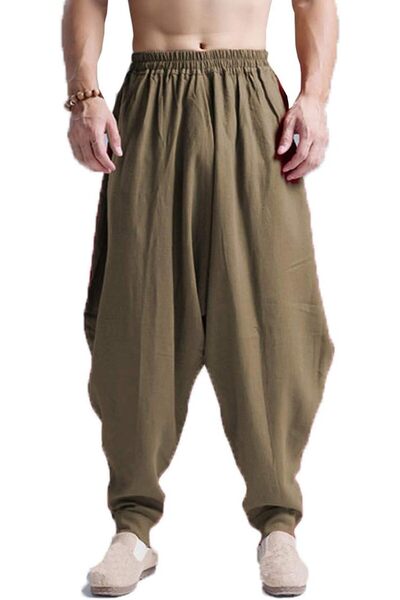 GENERAL Oun Ti No N0018 Men's Pants, Loose-Fitting