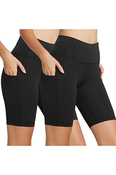 GENERAL Baleev Compression Biker Shorts for Women 5 Inch Soft High Waist with...