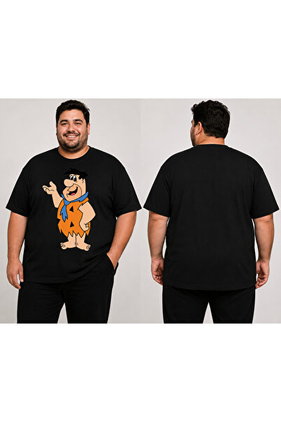 VODEXA Plus Size T-Shirts - Black - Oversize