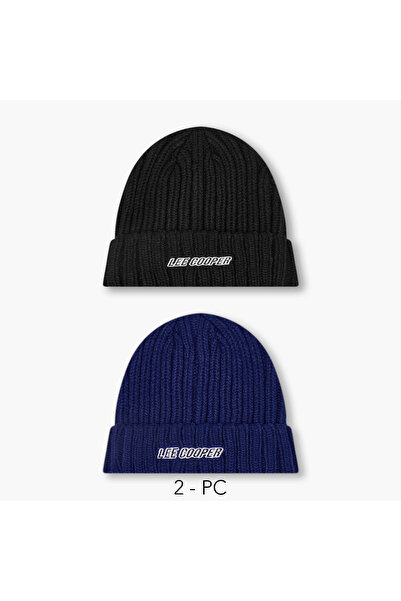 Lee Cooper LEE COPPER BEANIE PACK OF 2