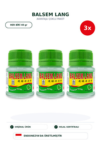 CAP LANG Balsem Lang Massage Cream 3X 40Gr