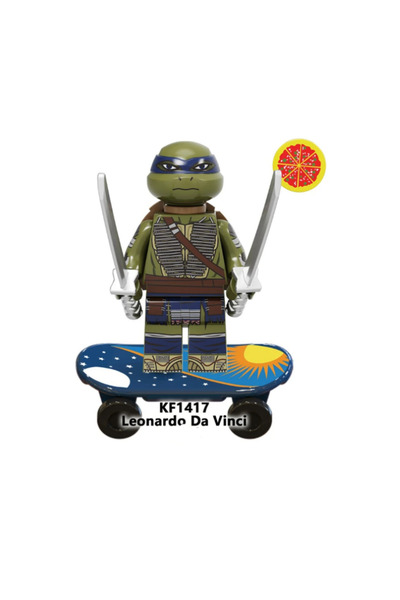 yamanS Leonardo Da Vinci Ninja Kaplumbağalar TMNT Figür Yapı Blok Oyuncak(Cus...
