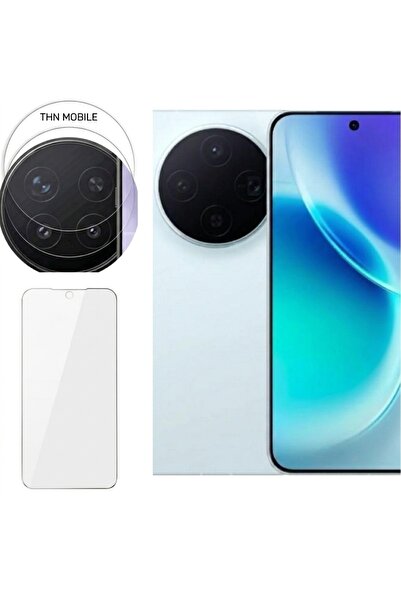 Vivo X 300 Ultra İle Uyumlu Nano Ekran Koruyucu ve Kamera Lens Koruyucu(2 ADET )