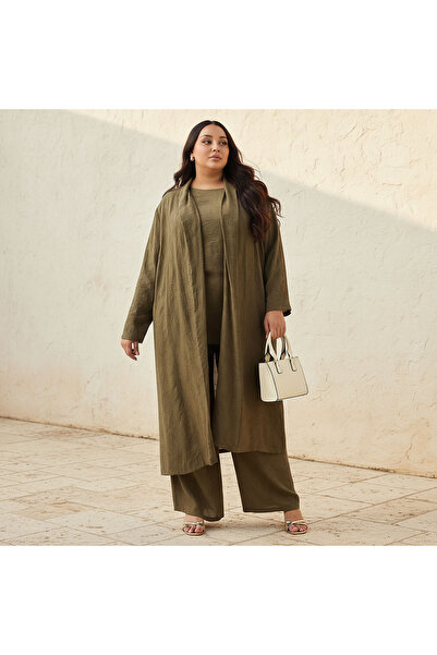 Ulla Popken TONAL JACQUARD COVER UP