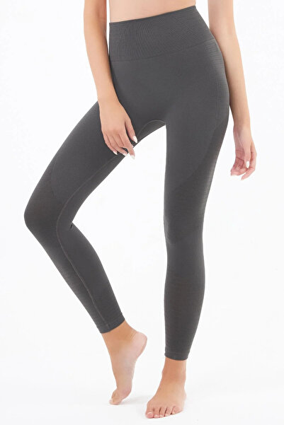 Saby Active Sports Leggings - Gray - High Waist