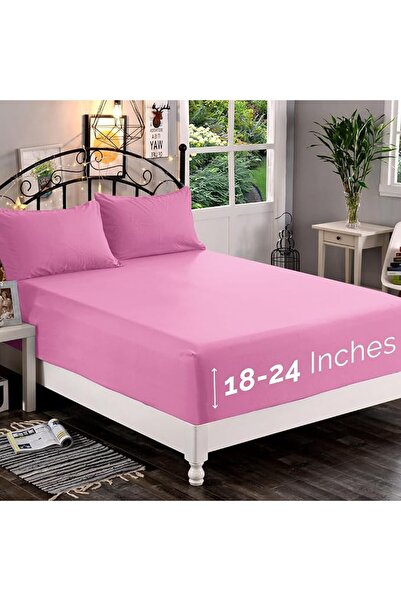 Elegant Comfort غطاء سرير بأطراف مطاطية من المايكروفايبر فائق النعومة بعدد خي...