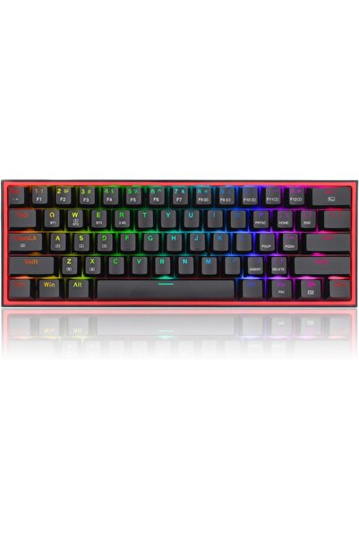 REDRAGON K616 Fizz PRO% 60 3 Modlu Kablolu, 2.4Ghz Kablosuz, Bluetooth Mekani...