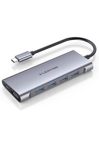 GENERAL Lanteon USB Type C Hub Multi Function Charger Adapter 4K HDMI Output ...