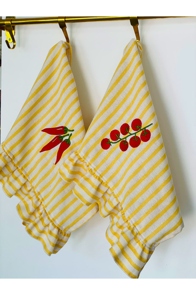 HOME OF BLOSSOM Runners & Placemats - Yellow - Rectangle