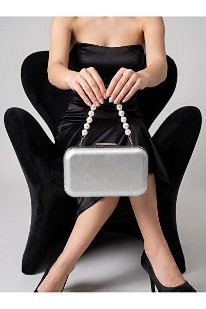 Biçanta Evening Bags - Silver-colored - Item not available