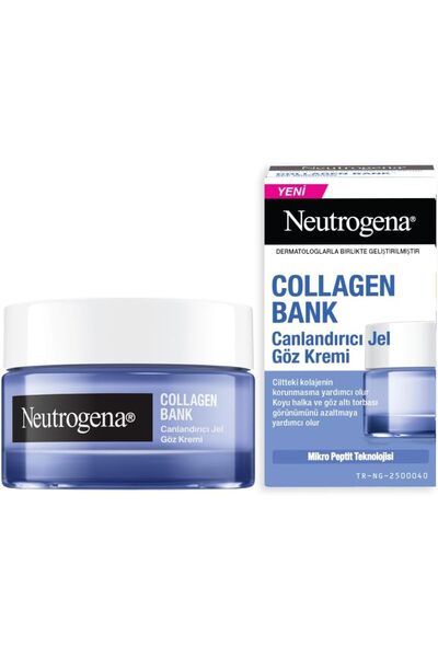 Neutrogena Collagen Bank Kolajen İçeren Canlandırıcı Jel Göz Kremi 15 G