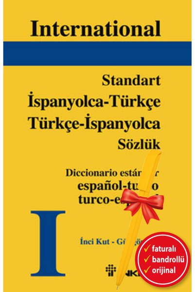 İnkılap Kitabevi Alfa Kalem+Standart İspanyolca Türkçe Türkçe İspanyolca Sözl...
